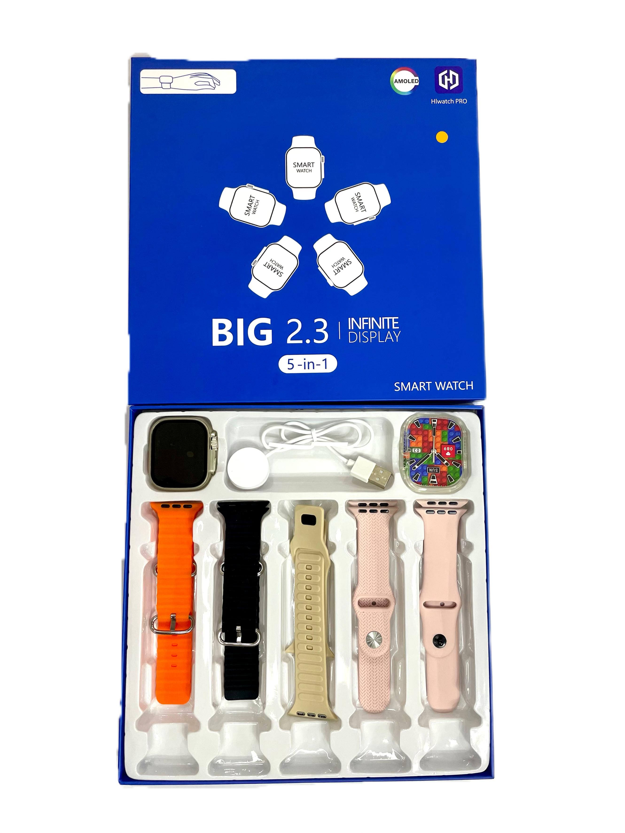 Smart Watch (5 in 1) With Case